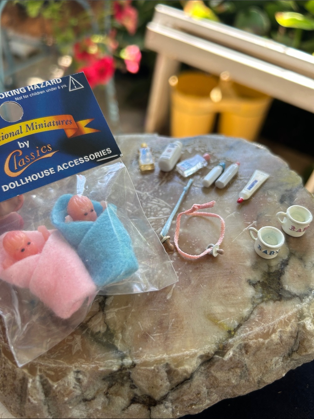 Vintage Dollhouse Accessories Baby Decor